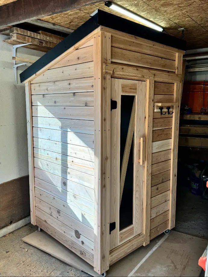 Cedar sauna